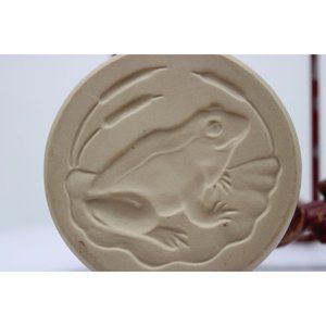 Brown Bag Cookie Art - Frog on Lilypad Stamp